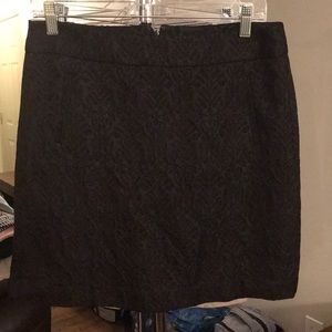 Jacquard A-Line Skirt